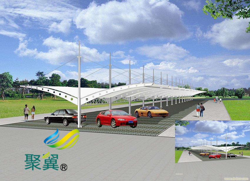 膜結(jié)構(gòu)停車棚優(yōu)點(diǎn)|車棚顏色可挑選