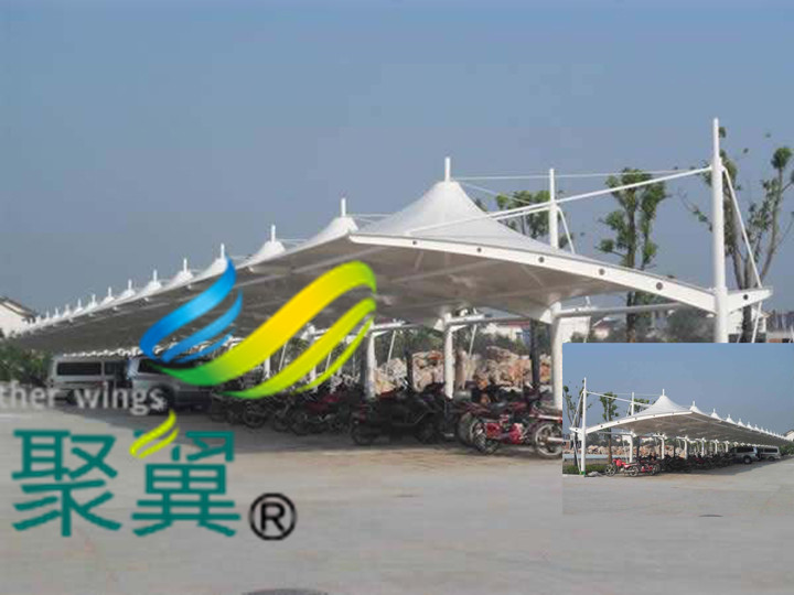 上海膜結(jié)構(gòu)車棚搭建材料|車棚頂棚簡單結(jié)構(gòu)形式