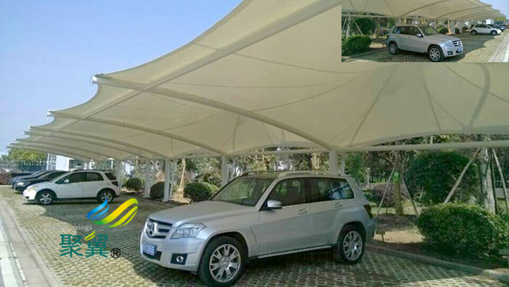 上海汽車停車棚膜結(jié)構(gòu)使用壽命|車棚規(guī)劃安裝