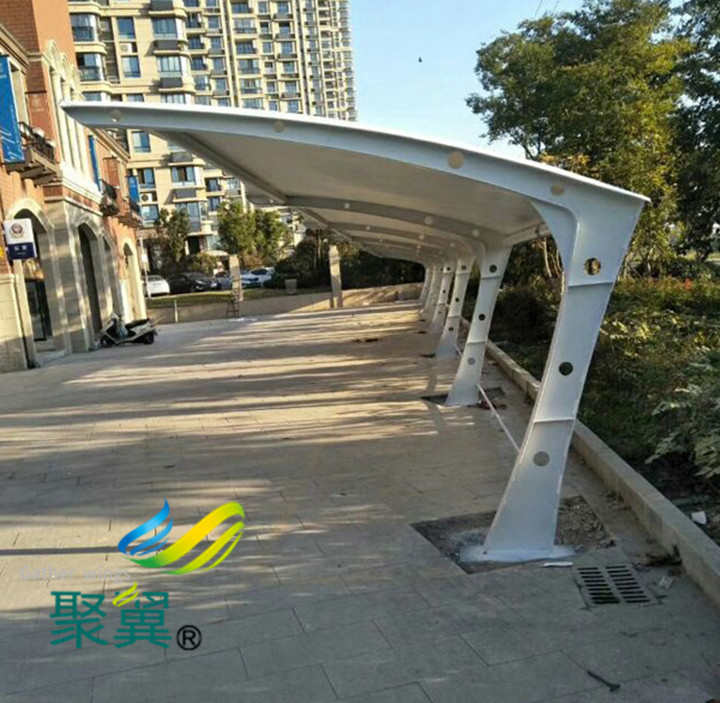 膜結(jié)構(gòu)車棚充電樁棚合適廠家選擇|車棚安裝注意事項