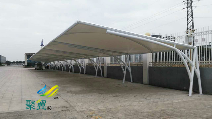 膜結(jié)構(gòu)車棚注意要點|膜結(jié)構(gòu)汽車停車棚規(guī)劃策略
