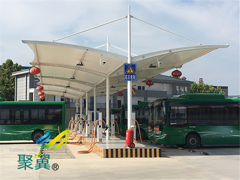 膜結(jié)構(gòu)遮陽雨棚PVC膜材選材的要點你知道嗎