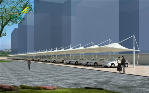 膜結(jié)構車棚充電樁車棚18