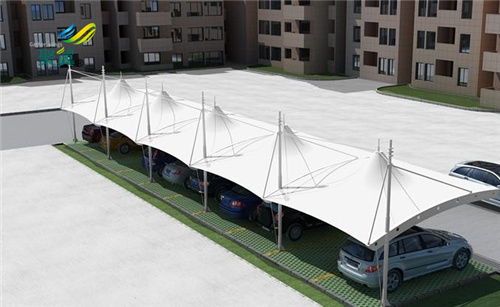 膜結(jié)構(gòu)車棚充電樁車棚03
