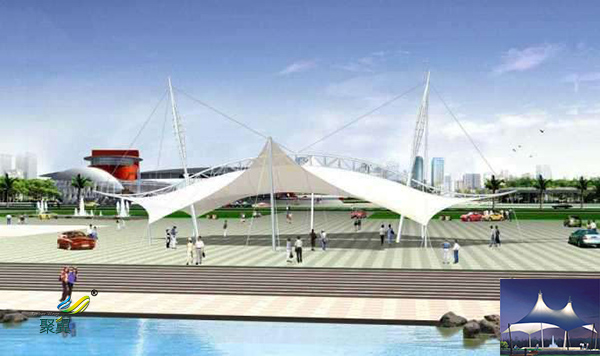 張拉膜結構建筑造型美觀膜材性能好