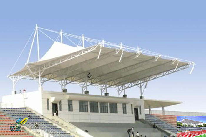 膜結構體育場館看臺防火性耐久性|積雪對策